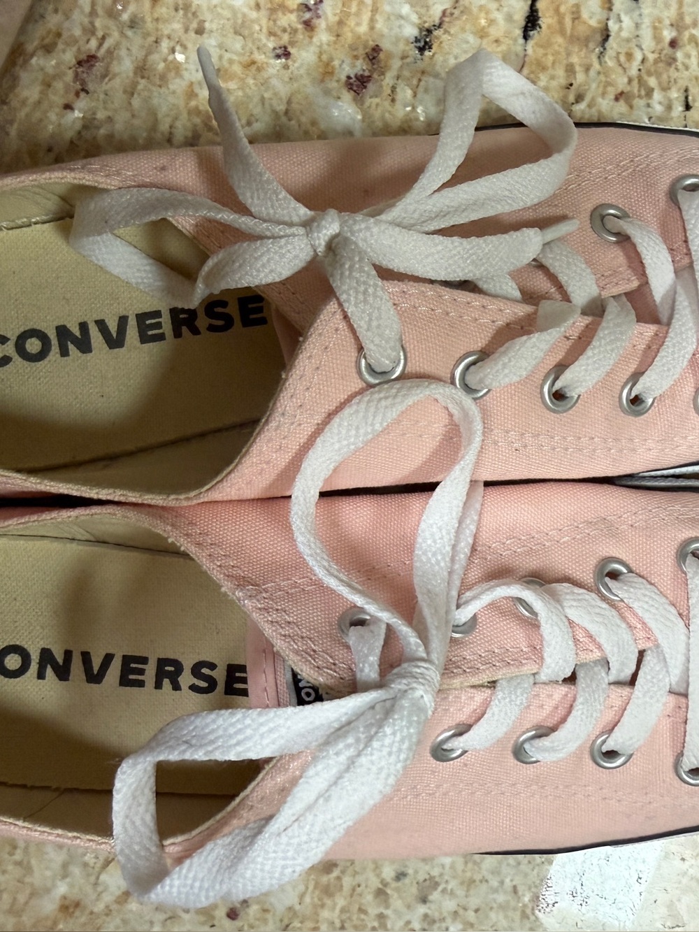 Converse Pink Low-Top Canvas Sneakers